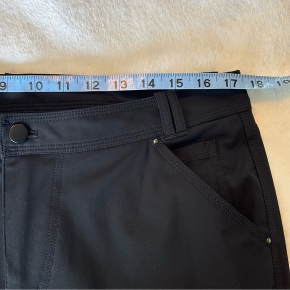 Lululemon Day Trip Reflective 5 Pocket Boyfriend Pants Warpstreme Black 35”x28” - Picture 7 of 8